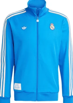 adidas Real Madrid 25/26 Icon Full Zip Sweatshirt Blå Discount