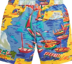 Polo Ralph Lauren Recycled Polyester Traveler Swim Short Kids Seaside village haven Online