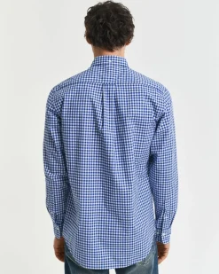 Gant REG CLASSIC POPLIN GINGHAM SHIRT College blue Online