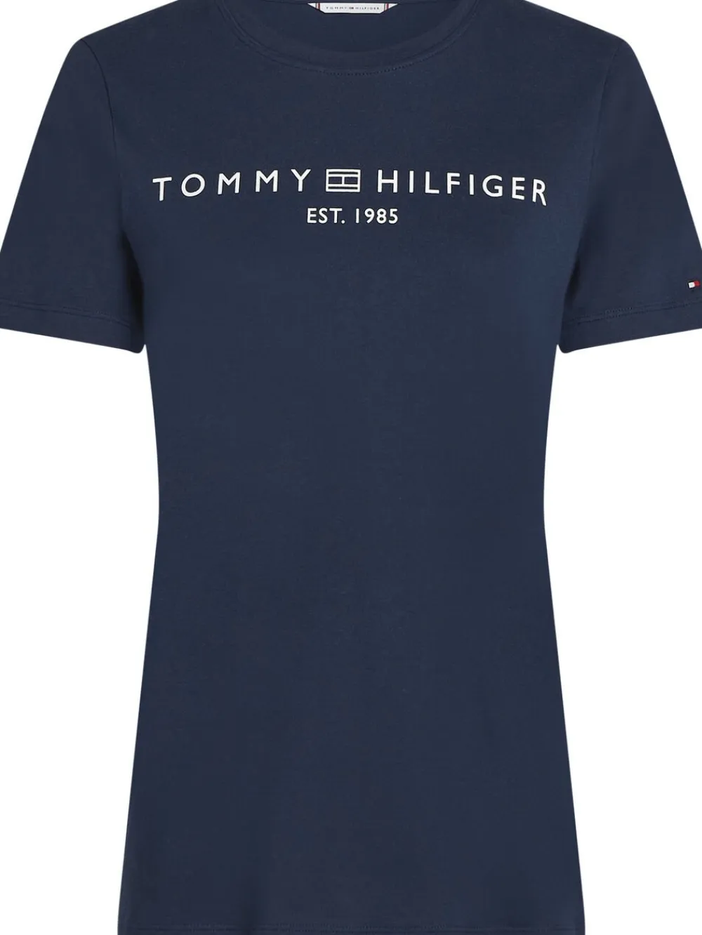 Dame Tommy Hilfiger REG CORP LOGO C-NK SS