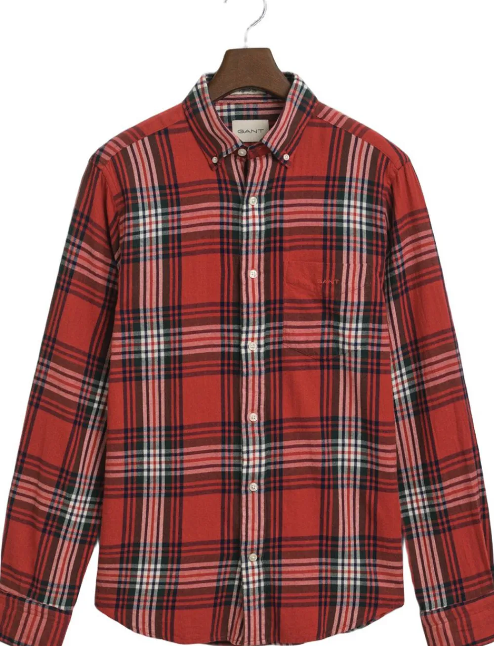 Gant REG WINDBLOWN FLANNEL CHECK SHIRT Modern rust