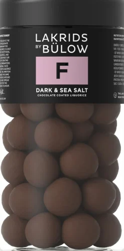 Lakrids by Bülow REGULAR F - DARK & SEA SALT