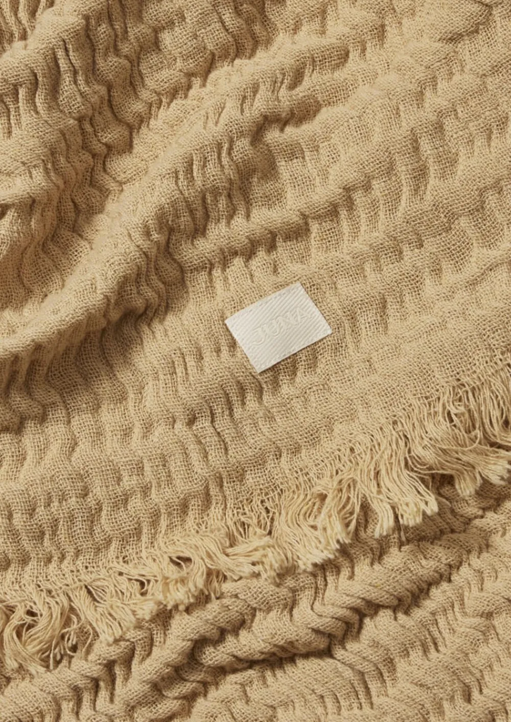 Reloved Sengetæppe 240x260 cm sand>Juna