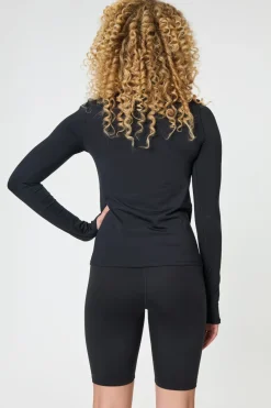 Reset Long Sleeve Mock Neck, Half Zip><noscript><img width=