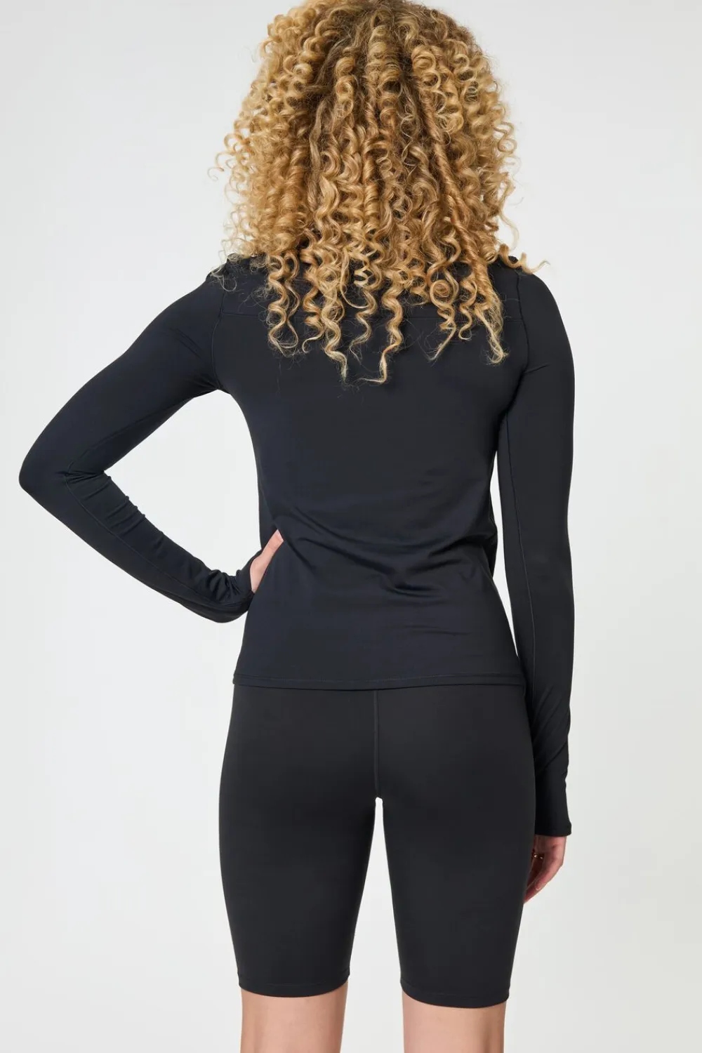Reset Long Sleeve Mock Neck, Half Zip>Girlfriend Collective New