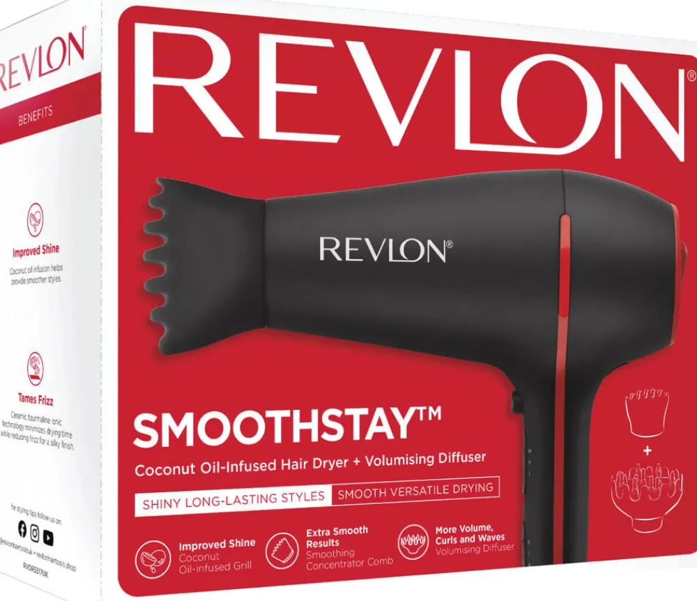 Revlon Haartoerrer Smoothstay 2000W