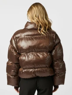 Rhea Shiny Puffer Jacket>Neo Noir Sale