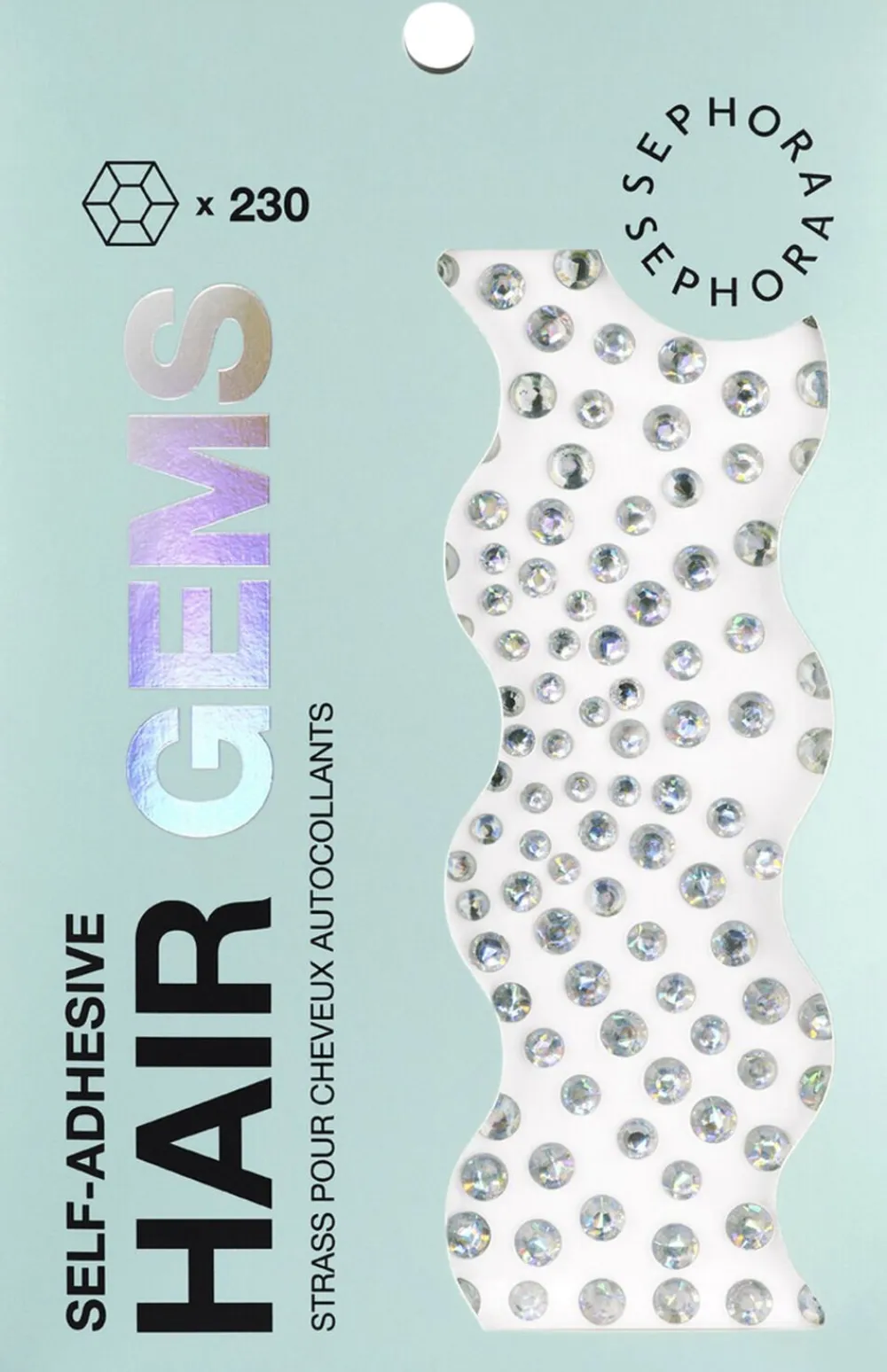 Sephora Collection Rhinsten til håret - Selvklæbende rhinsten til håret Holografisk