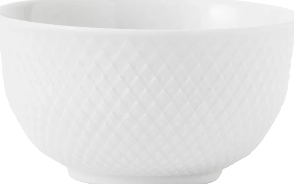 Lyngby Porcelæn Rhombe bowl 35cl, white