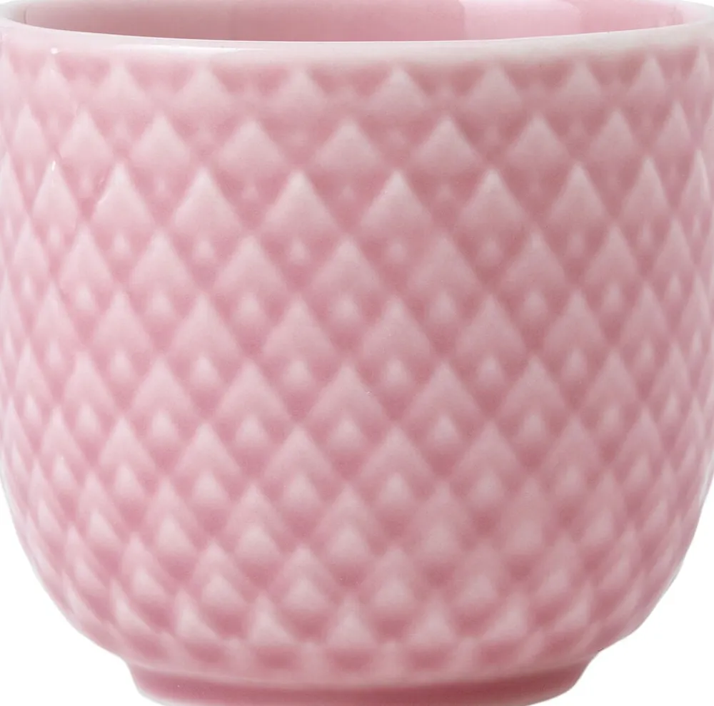 Lyngby Porcelæn Rhombe Color Æggebærger Ø5 cm rosa