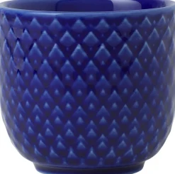 Lyngby Porcelæn Rhombe Color Æggebærger Ø5 cm blå