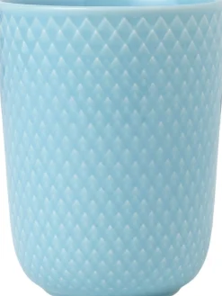 Lyngby Porcelæn Rhombe Color Krus 33 cl turkis porcelæn New