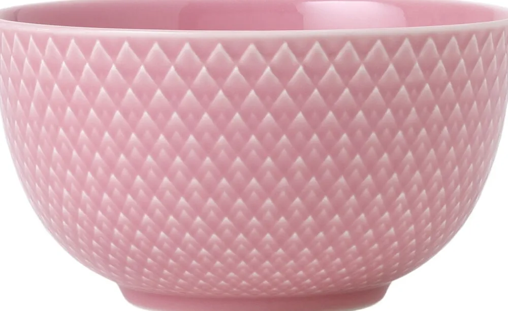 Rhombe Color Skål Ø11 cm rosa porcelæn>Lyngby Porcelæn Outlet