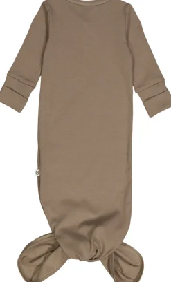 Rib l/s knot gown>Müsli by Green Cotton Hot