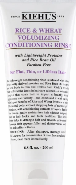 Rice & Wheat Volumizing Conditioner>Kiehl's Online