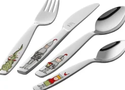 Zwilling Ridder Eckbert Børnebestik sæt 4-dele, Poleret