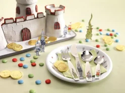 Zwilling Ridder Eckbert Børnebestik sæt 4-dele, Poleret