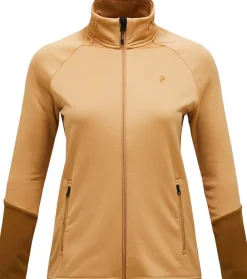 Peak Performance Rider Essentials Full Zip Sweatshirt Brun Sale