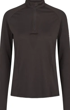 Energetics Rina 1/4 Zip Trænings Trøje Sort Hot