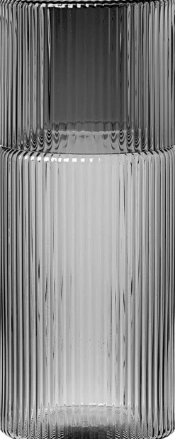 Ripple Small Carafe Set - Smoked Grey>Ferm Living Discount