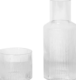 Ferm Living Ripple Small Carafe Set - Clear Best