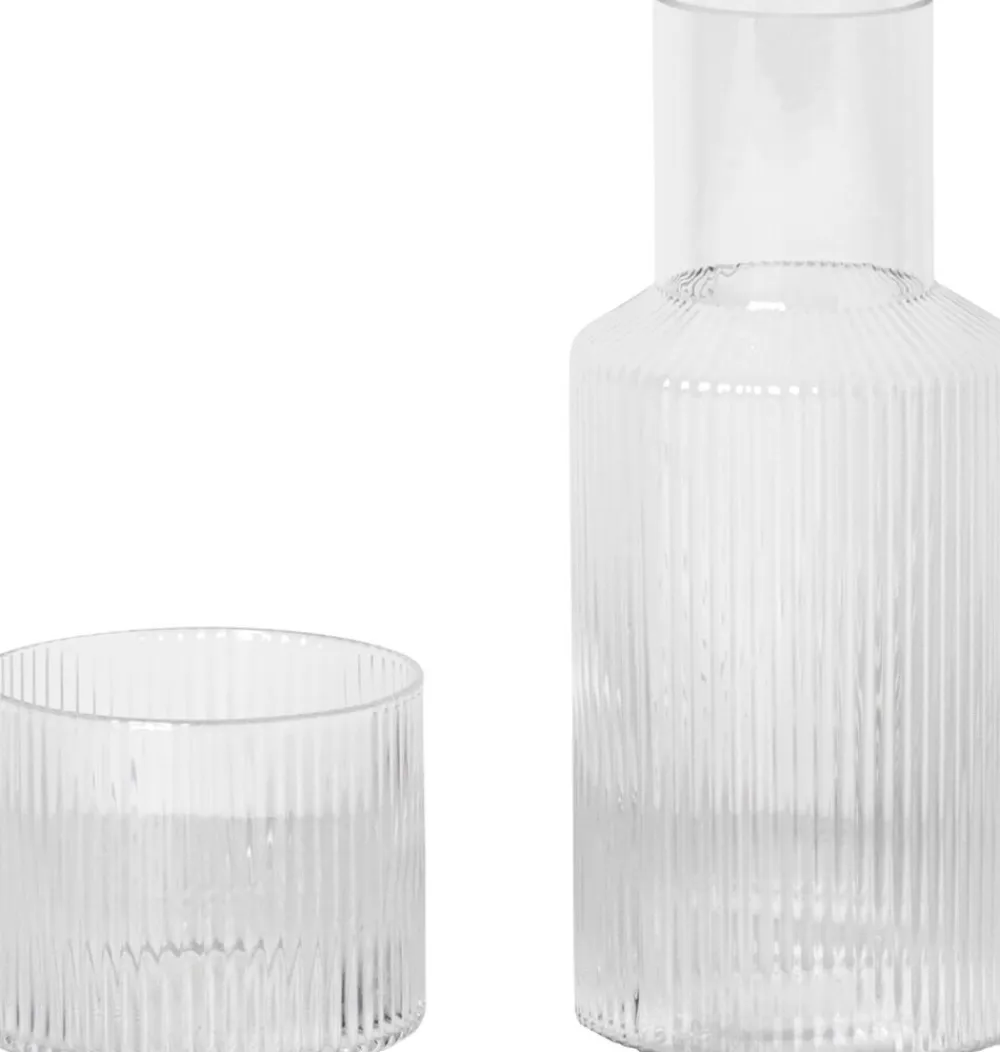 Ferm Living Ripple Small Carafe Set - Clear Best