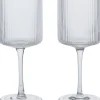 Ferm Living Ripple White Wine Glasses - Set of