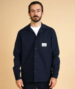 ELSK RIPSTOP MEN'S LS SHIRT 100 dark navy Discount