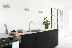 Normann Copenhagen Rise Wall Lamp Hardwired EU - Stainless Steel