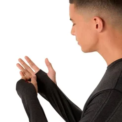 Asics Road Seamless Langærmet Løbe T-shirt Sort Discount