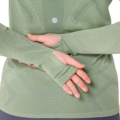 Asics Road Seamless Løbe Langærmet Gr&oslash;n New