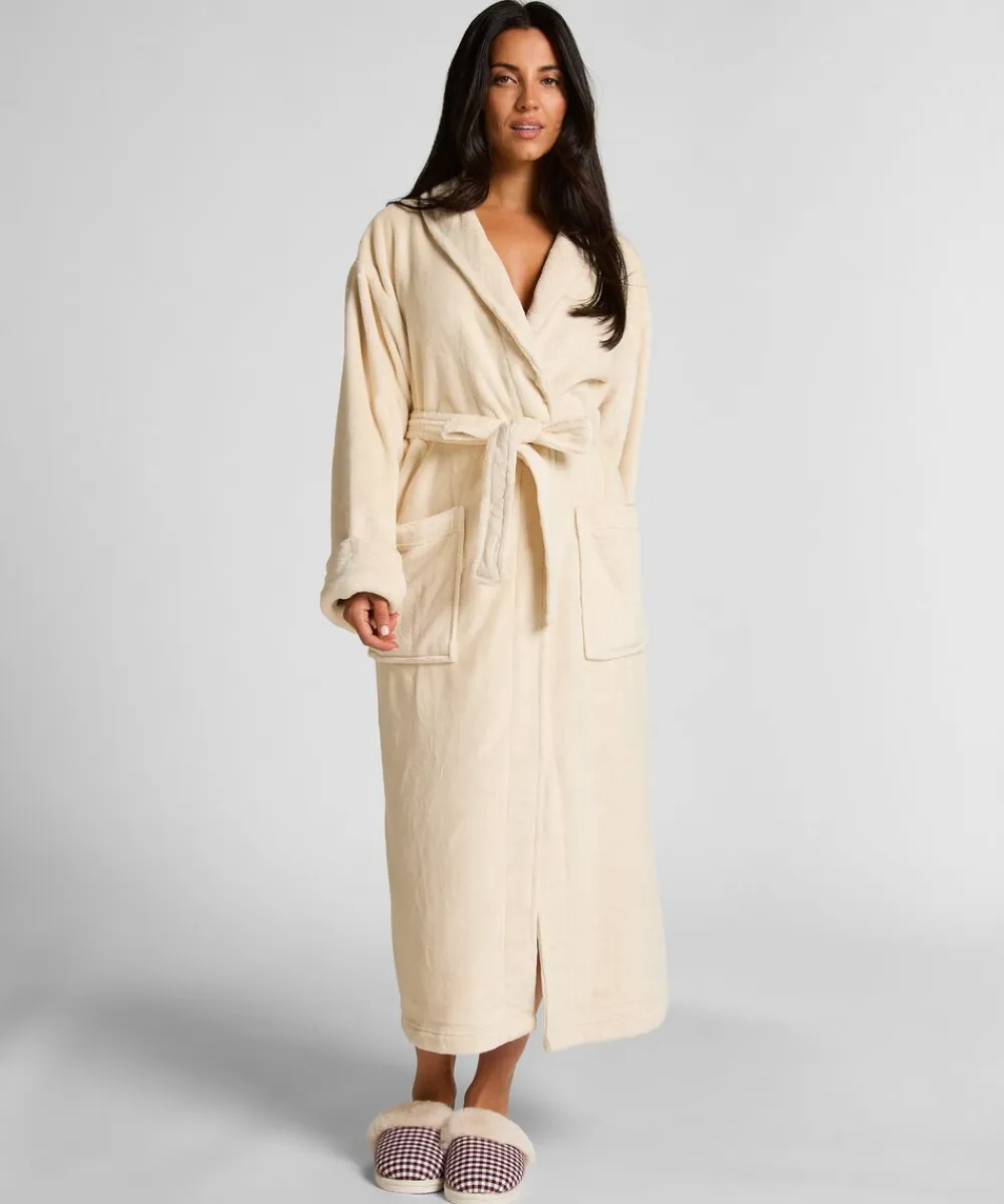 Hunkemöller ROBE LONG SOFT FLEECE White Online