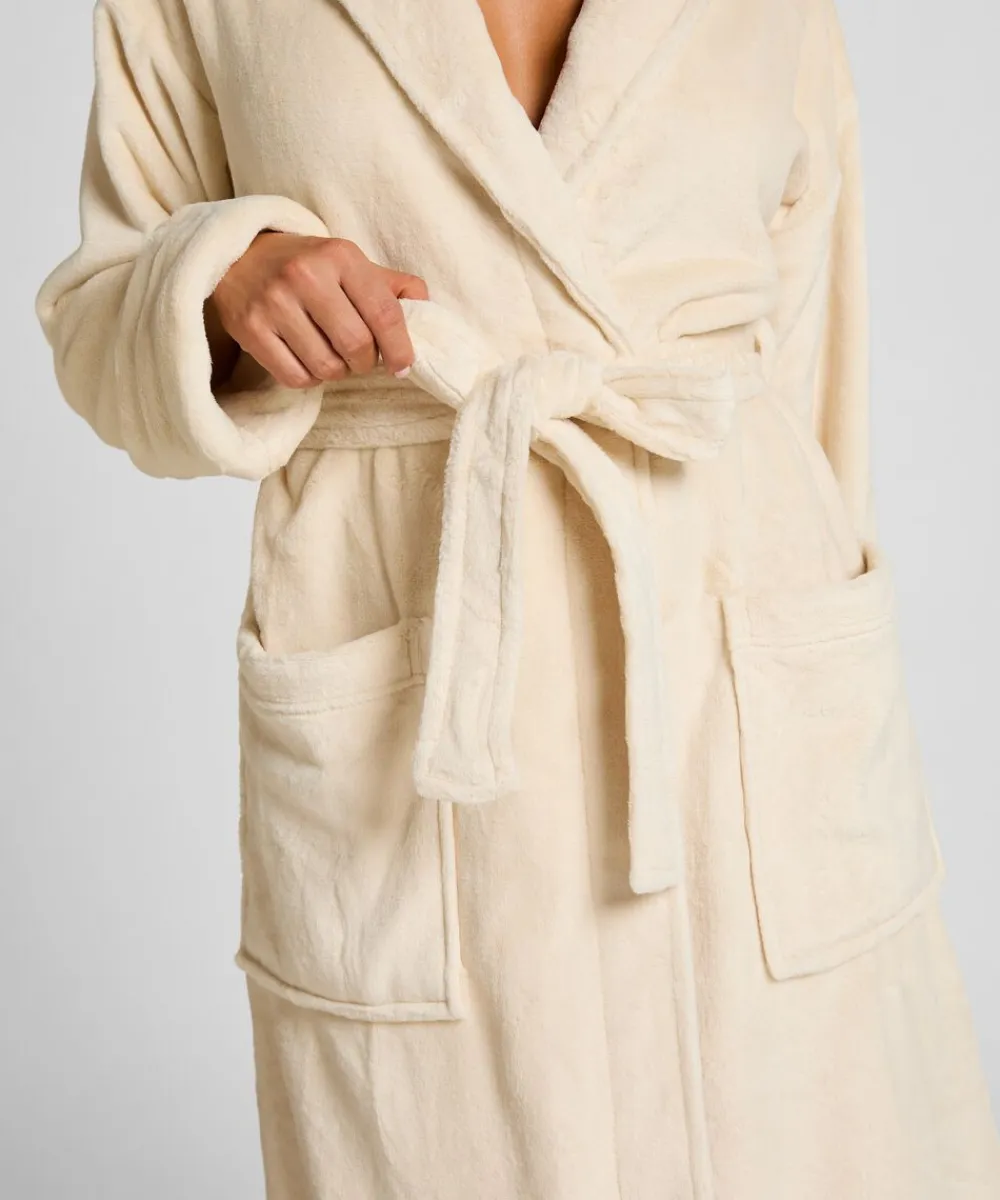 Hunkemöller ROBE LONG SOFT FLEECE White Online
