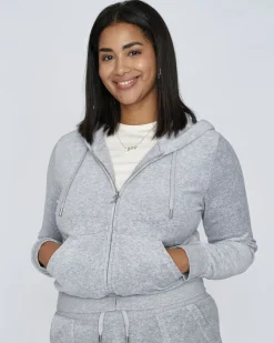 Robertson Classic Velour Zip Trough Hoodie><noscript><img width=