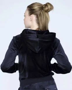 Dame Juicy Couture Robertson Classic Velour Zip Trough Hoodie