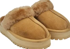 Dame Lovelies ROBSON - CALF SUEDE MULES WITH SHEARLING