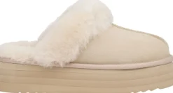 ROBSON - SILK COW SUEDE MULES WITH SHEARLING>Lovelies New