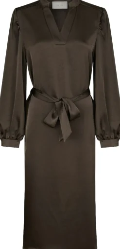 Dame Neo Noir Rolana Heavy Sateen Dress