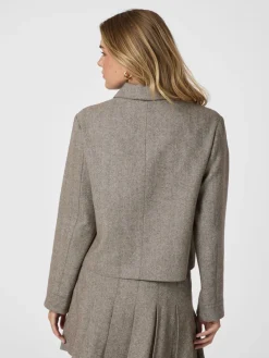 Romana Herringbone Jacket>Neo Noir Hot