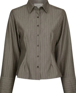 Rosa Pinstripe Melange Shirt><noscript><img width=