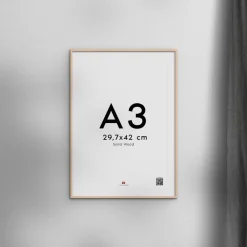 Poster & Frame Wood Rose Outlet