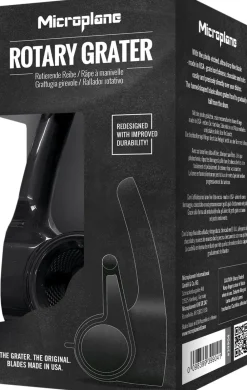 Rotary Grater All Black>Microplane Outlet