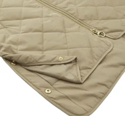 Dame H2O Rubina Quilted lang overgangsjakke