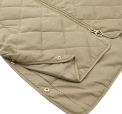 Dame H2O Rubina Quilted lang overgangsjakke