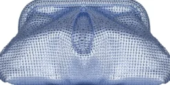 SUI AVA Ruby Crystal Bag Blue Online