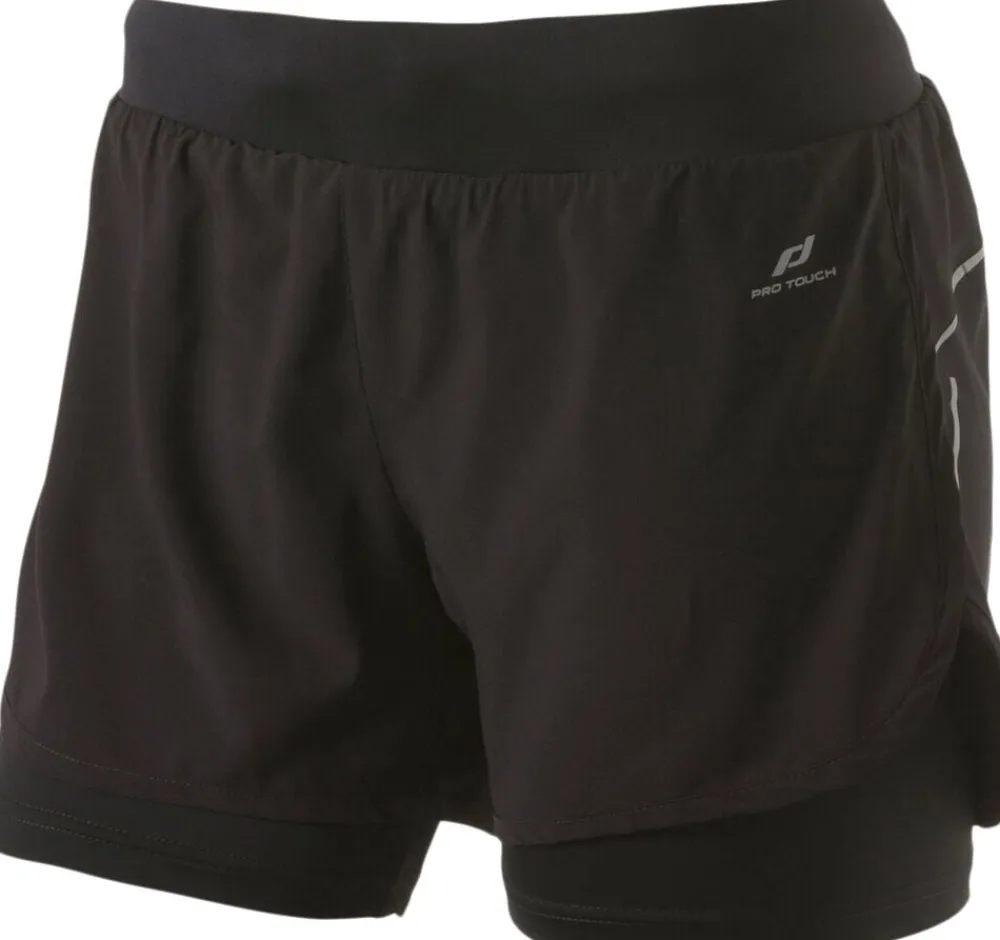 Dame Pro Touch Rufina III 2-i-1 løbeshorts