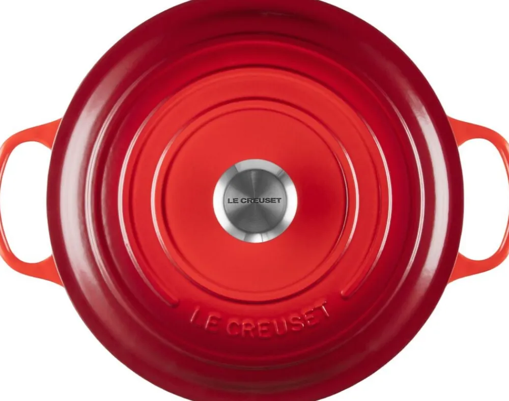 Le Creuset Rund Gryde 28 Cerise SIGNA Sale