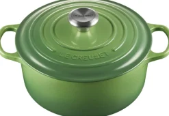 Rund støbejernsgryde 4,2L Bamboo Green>Le Creuset Outlet