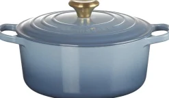 Le Creuset Rund støbejernsgryde 4,2L Chambray Best