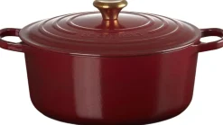 Rund st�bejernsgryde 6,7L Garnet>Le Creuset Best